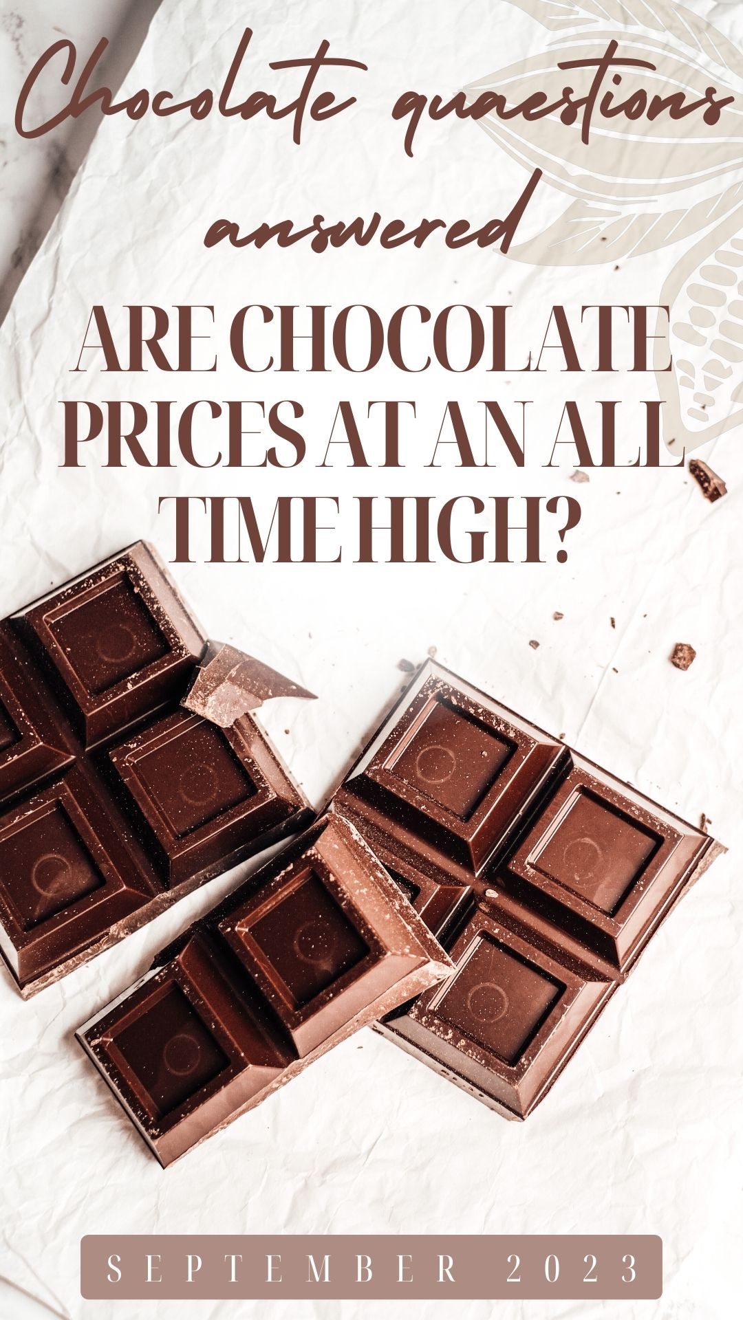 Are chocolate prices at a record high