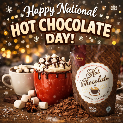 Happy National Hot Chocolate Day from Hames Chocolates!