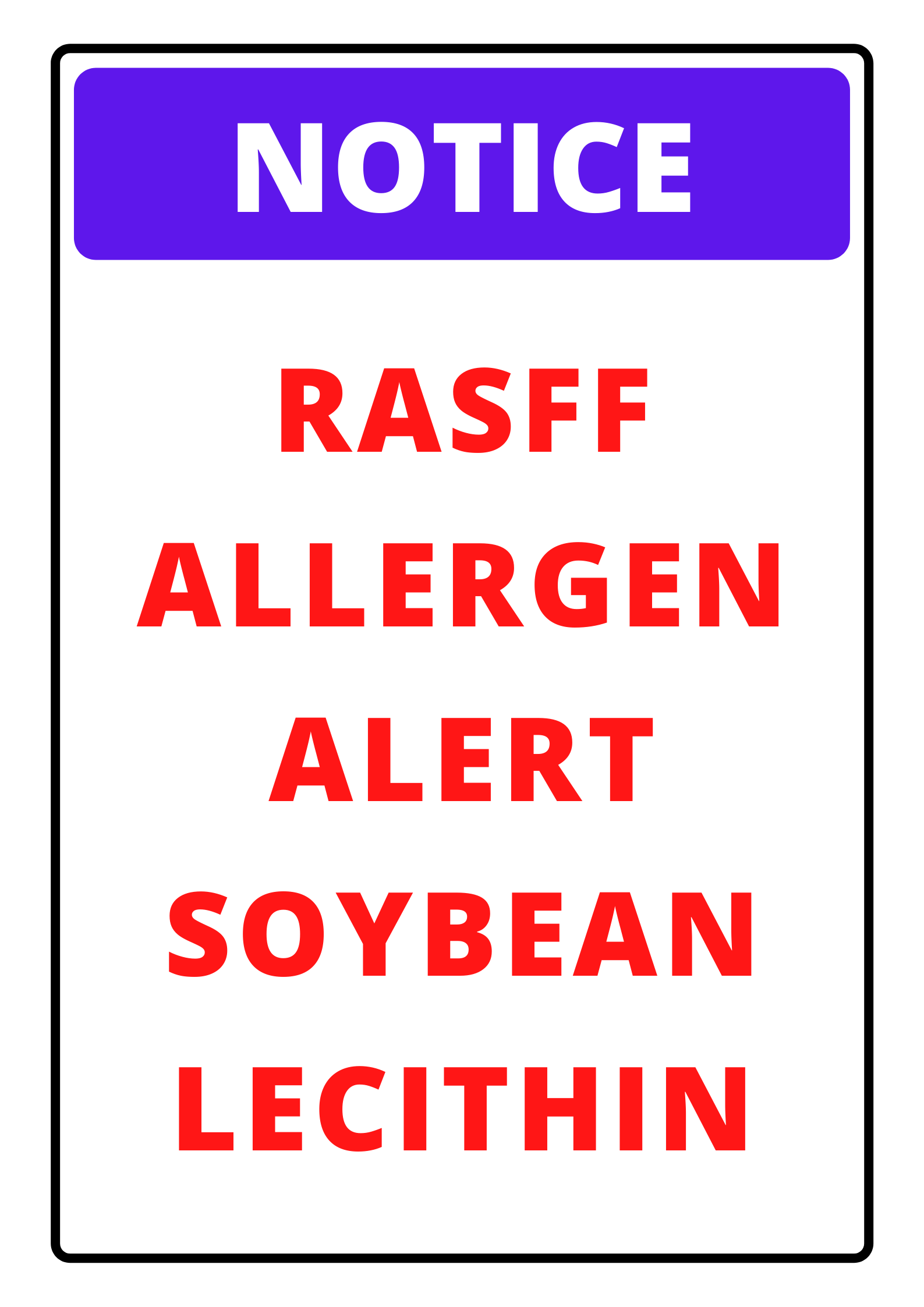 Statement RASFF Alert Contamination of Soy Lecithin