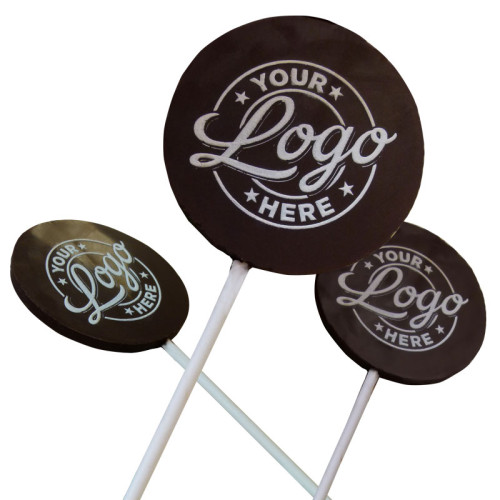 Printed Chocolate Lollipops