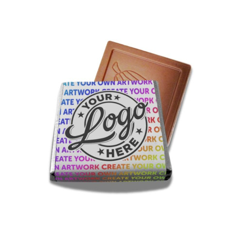 Chocolate Neapolitans Foil Wrapped with a Personalised Wrapper