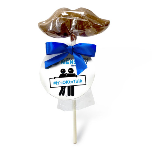 International Men's Day - Chocolate Moustache Lollipops