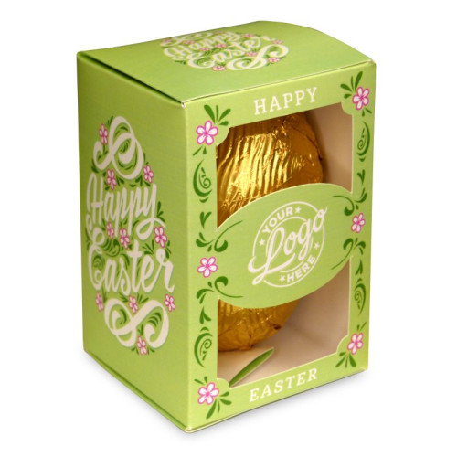 Chocolate 300g Easter Eggs In Personalised Presentation Boxes
