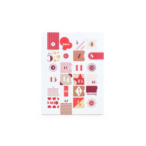 1920's Contemporay Art Deco Deluxe 24 Advent Countdown Calendar