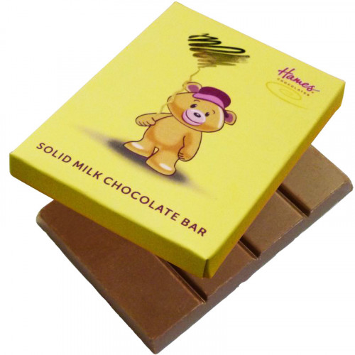 Alpha Bear Solid Milk Chocolate 50g Bar - Boy Bear