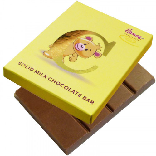 Alpha Bear Solid Milk Chocolate 50g Bar - C