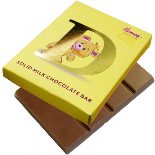 Alpha Bear Solid Milk Chocolate 50g Bar - D