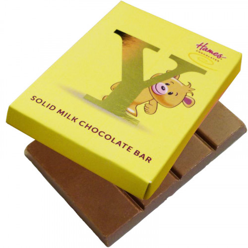 Alpha Bear Solid Milk Chocolate 50g Bar - Y