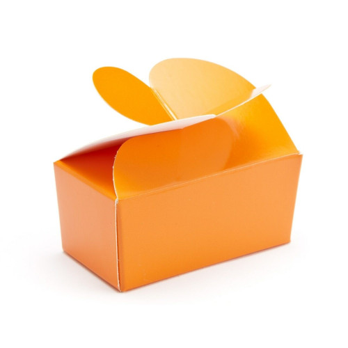 Attractive Fold-Up 2 Choc Ballotin Butterfly Top Box Only 66mm x 33mm x 31mm ideal for Chocolate, Truffles or Confectionery