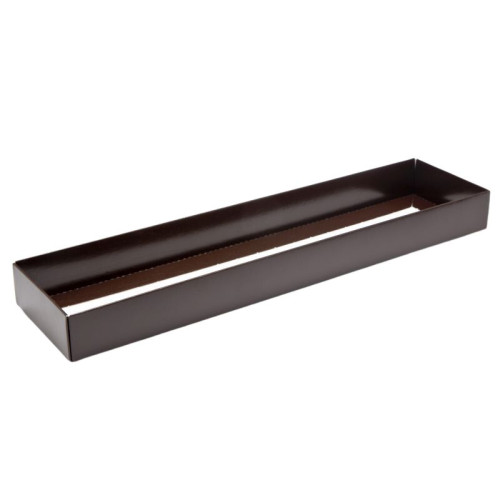 Fold-Up 16 Chocolate Box Base Only 159mm x 310mm x 82mm x 32mm inÂ Chocolate Brown