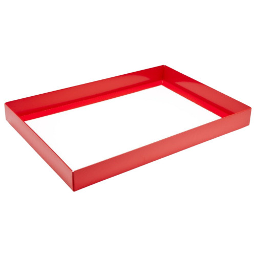Fold-Up 48 Chocolate Box Base Only 312mm x 217mm x 32mm in Red