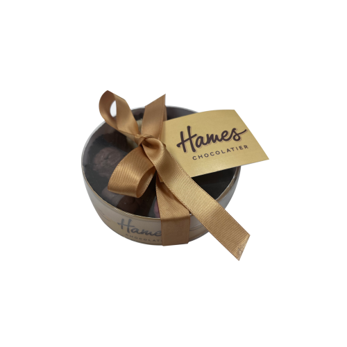 Hames Clearly Enjoyable - Clear Round Chocolate Assortment (Small) Gold