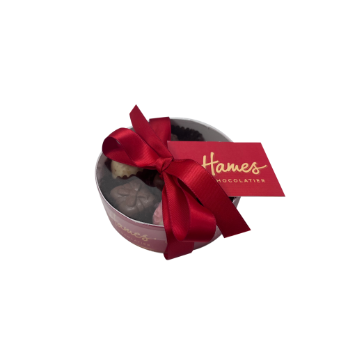 Hames Clearly Enjoyable - Clear Round Chocolate Assortment (Small) Red