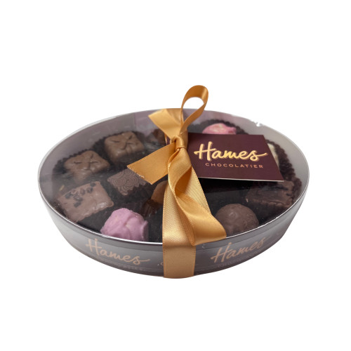 Hames Clearly Enjoyable - Clear Oval Chocolate Assortment (Large) Gold & Brown