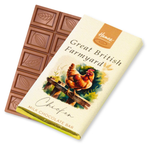 Great-British-Farmyard-Milk-Chocolate-60g-Bar-Wrapped-Gold-Foil-Chicken-Watercolour-Design
