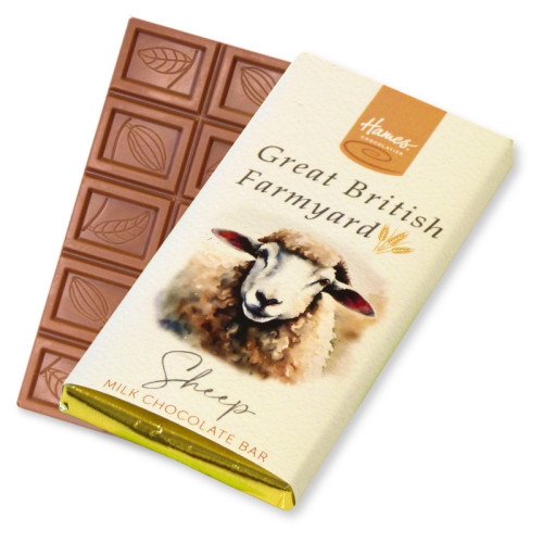 Great-British-Farmyard-Milk-Chocolate-60g-Bar-Wrapped-Gold-Foil-Sheep-Watercolour-Design