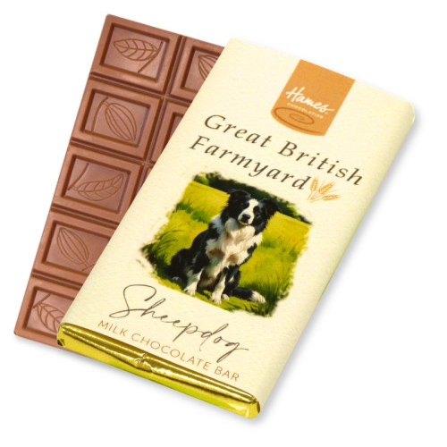 Great-British-Farmyard-Milk-Chocolate-60g-Bar-Wrapped-Gold-Foil-Sheepdog-Watercolour-Design