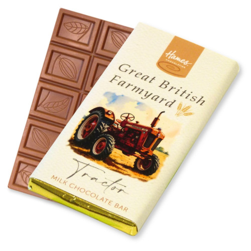Great-British-Farmyard-Milk-Chocolate-60g-Bar-Wrapped-Gold-Foil-Tractor-Watercolour-Design