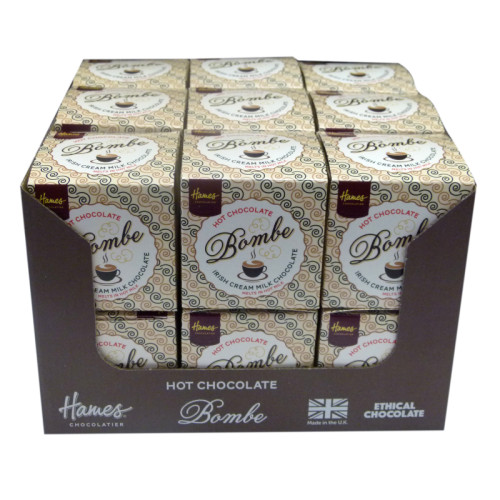 Hames Hot Chocolate Bombe - Milk Chocolate With a Shot of Irish Cream Flavouring RA MB Cocoa x New SRP of 18