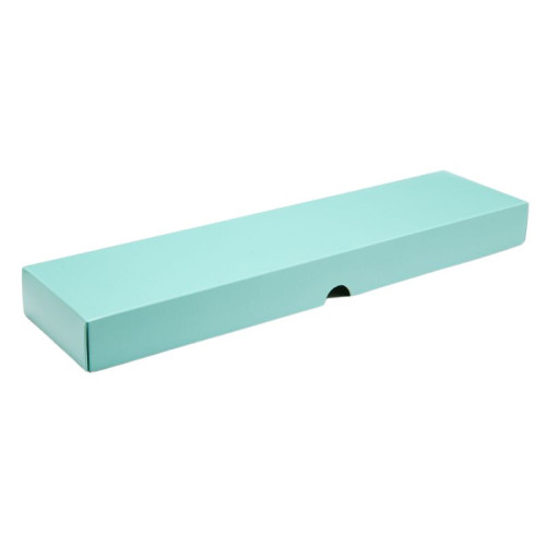 Fold-Up 16 Chocolate Box Lid Only 159mm x 310mm x 82mm x 32mm in Aqua
