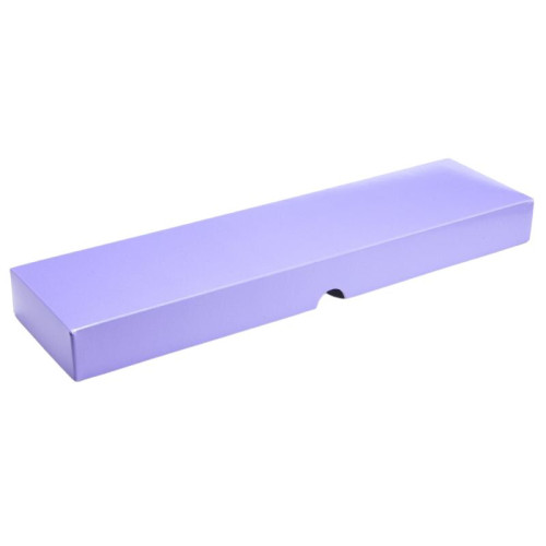 Fold-Up 16 Chocolate Box Lid Only 159mm x 310mm x 82mm x 32mm in Lilac