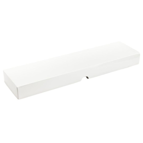Fold-Up 16 Chocolate Box Lid Only 310mm x 82mm x 32mm in White