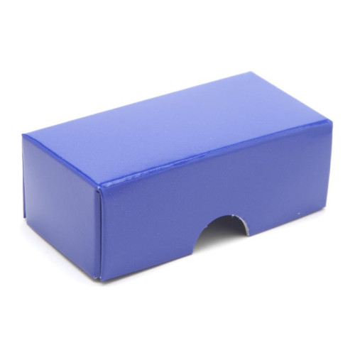 Fold-Up 2 Chocolate Box Lid Only 78mm x 41mm x 32mm inÂ Blue