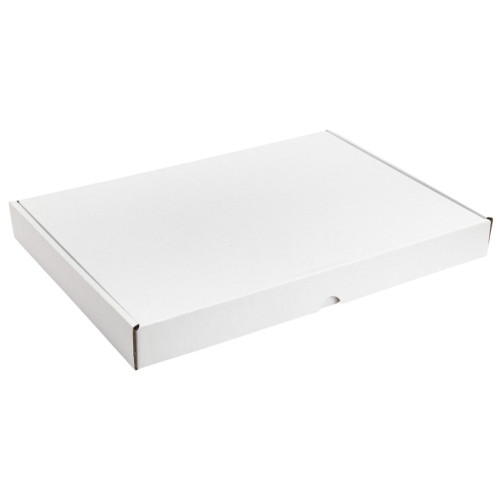 48 Choc Mail Out Box 335mm x 230mm x 35mm (Flat Packed) White
