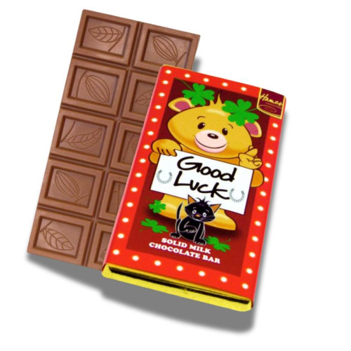 Sentiment - Personal 60g Milk Chocolate Bar - Good Luck