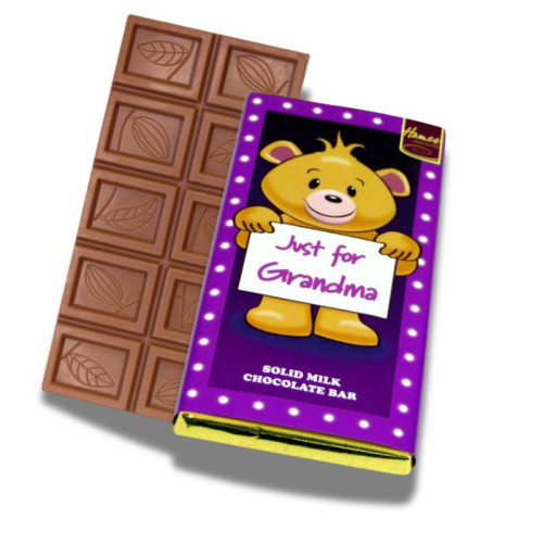 Sentiment - Personal 60g Milk Chocolate Bar - Just For Grandma