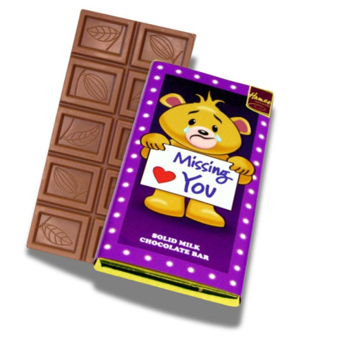 Sentiment - Personal 60g Milk Chocolate Bar - Missing You