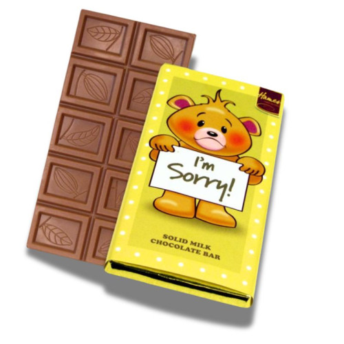 Sentiment - Personal 60g Milk Chocolate Bar - I'm Sorry