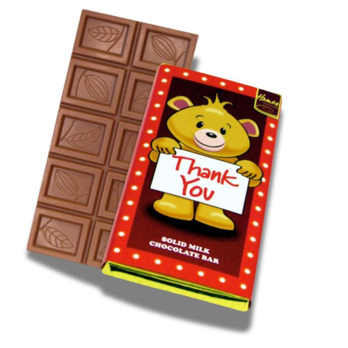 Sentiment - Personal 60g Milk Chocolate Bar - Thank You