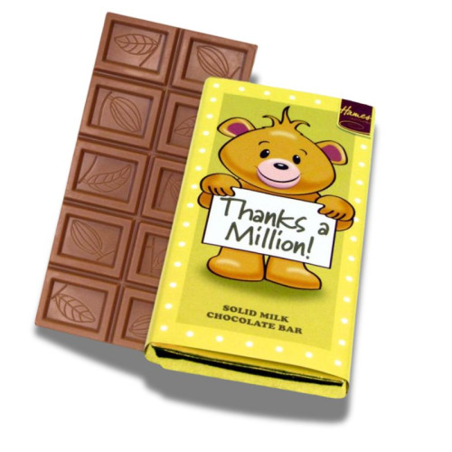 Sentiment - Personal 60g Milk Chocolate Bar - Thanks a Million
