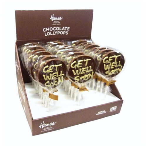Hames - Sentiment Just Saying Chocolate Lollipops Get Well Soon
