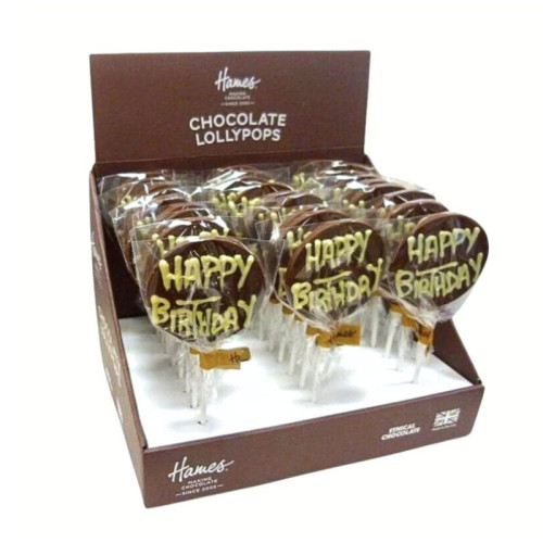 Hames - Sentiment Just Saying Chocolate Lollipops Happy Birthday