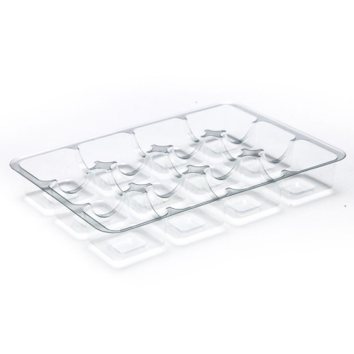 Clear 12 Choc Cav Insert Tray - 159mm x 112mm