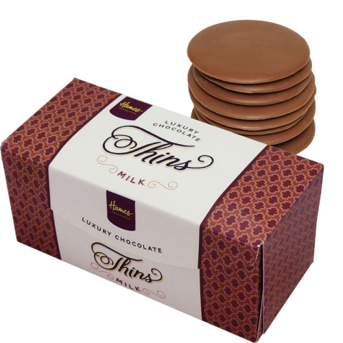 Hames - Luxury Milk Chocolate Thins 145g x Outer of 12