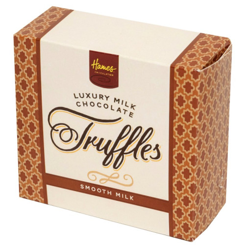 Hames - Luxury Boxes of 4 Smooth Milk Chocolate Truffles x Outer of 18