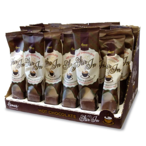 Hames Stir In Hot Chocolate 35g Hazelnut Flavouring RA MB