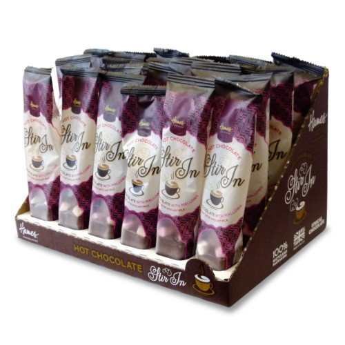 Hames - Stir In Hot Chocolate 35g Milk Chocolate with Mini Mallows RA MB