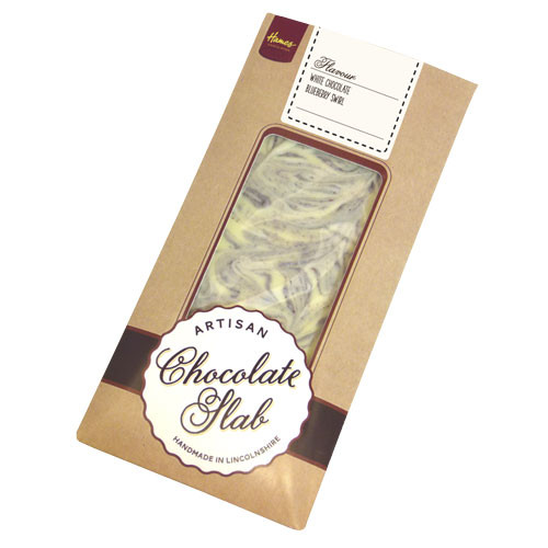 Artisan - White Chocolate Bar with a Blueberry Swirl