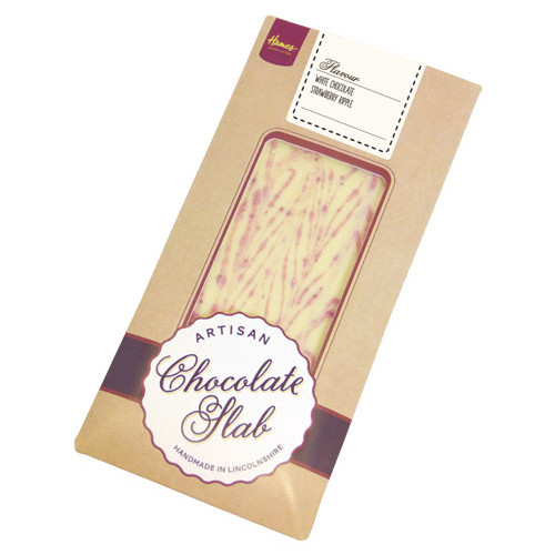 Artisan - White Chocolate Bar with a Strawberry Ripple