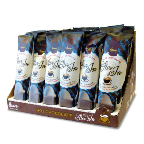 Hames - Stir In Hot Chocolate 35g Vegan MLK Chocolate RA MB x Outer of 24