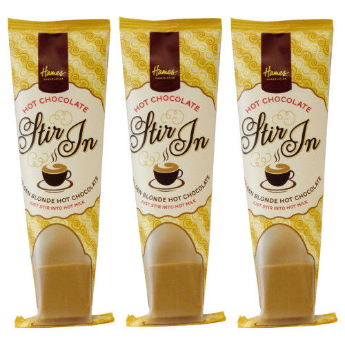 Hames - Stir In Hot Chocolate 35g Golden Blonde Chocolate