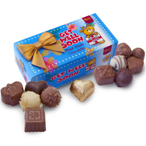 Sentiments Chocolate & Truffles Assortment Ballotin - Get Well Soon