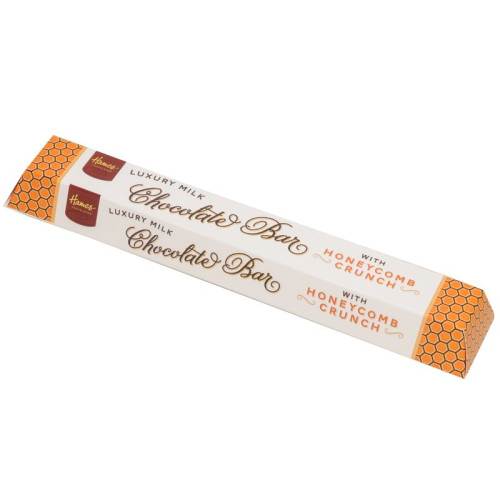 Hames - Luxury Milk Chocolate Honeycomb Crunch Heritage Chocolate Bar x Outer of 28