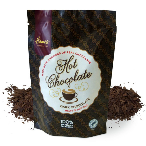 Hames - Hot Chocolate Dark Shaving RA MB Cocoa & 100% Recyclable Pouch 115g