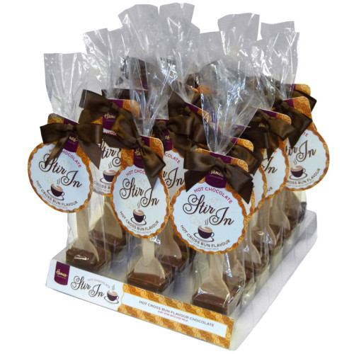 Hames Milk Chocolate Hot Cross Bun Stirrers