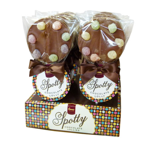 Www.hameschocolates.co.uk - Hames - Luxury Spotty Lollies Milk 